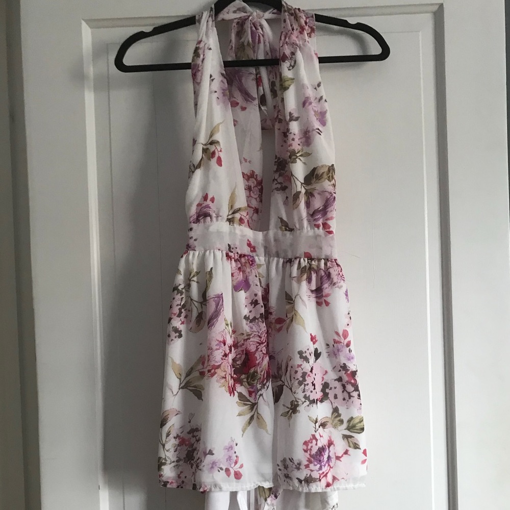 Floral romper playsuit
